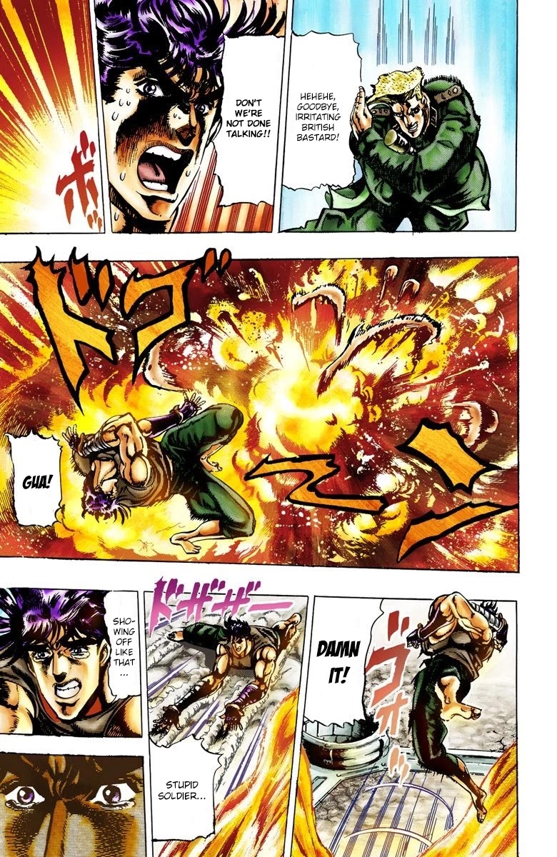 JoJo’s Bizarre Adventure Part 2 – Battle Tendency (Colored) Chapter 17 - Page 8