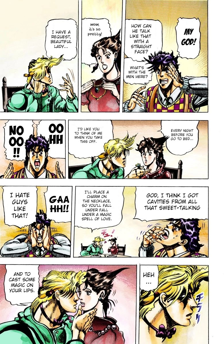 JoJo’s Bizarre Adventure Part 2 – Battle Tendency (Colored) Chapter 18 - Page 11