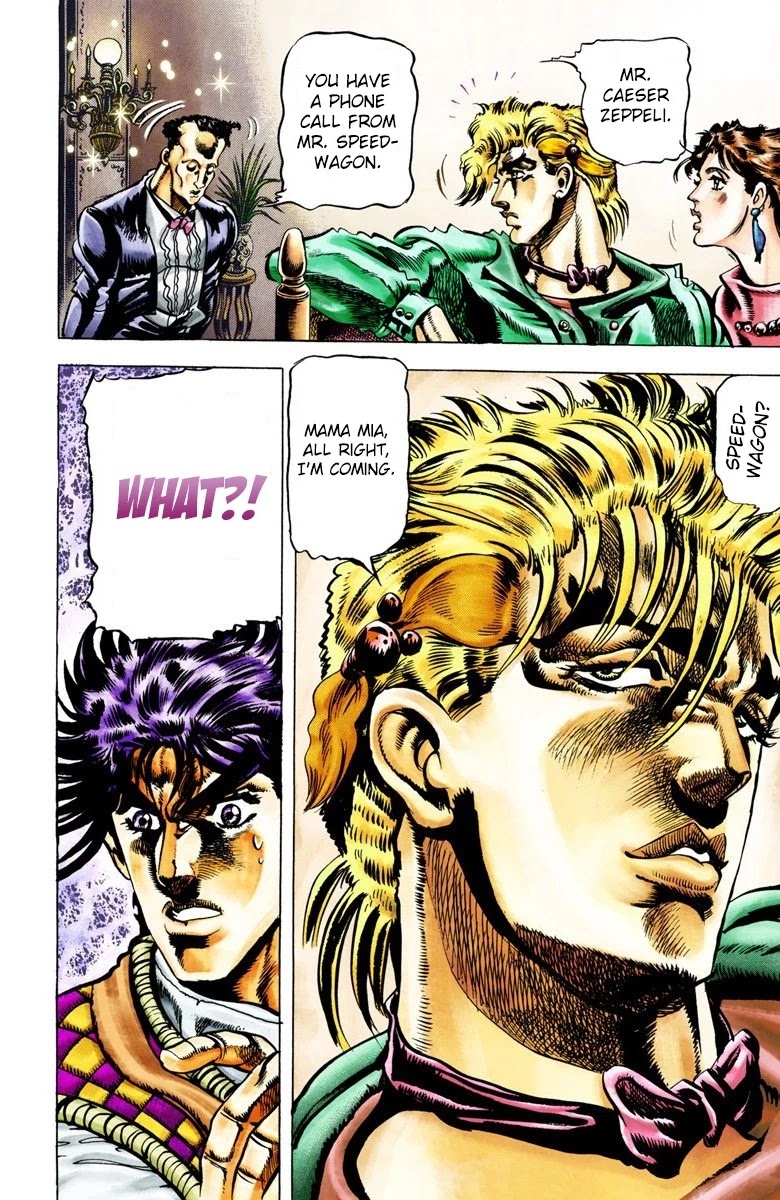 JoJo’s Bizarre Adventure Part 2 – Battle Tendency (Colored) Chapter 18 - Page 16