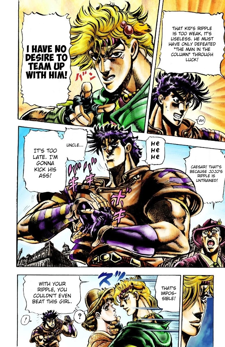 JoJo’s Bizarre Adventure Part 2 – Battle Tendency (Colored) Chapter 19 - Page 5