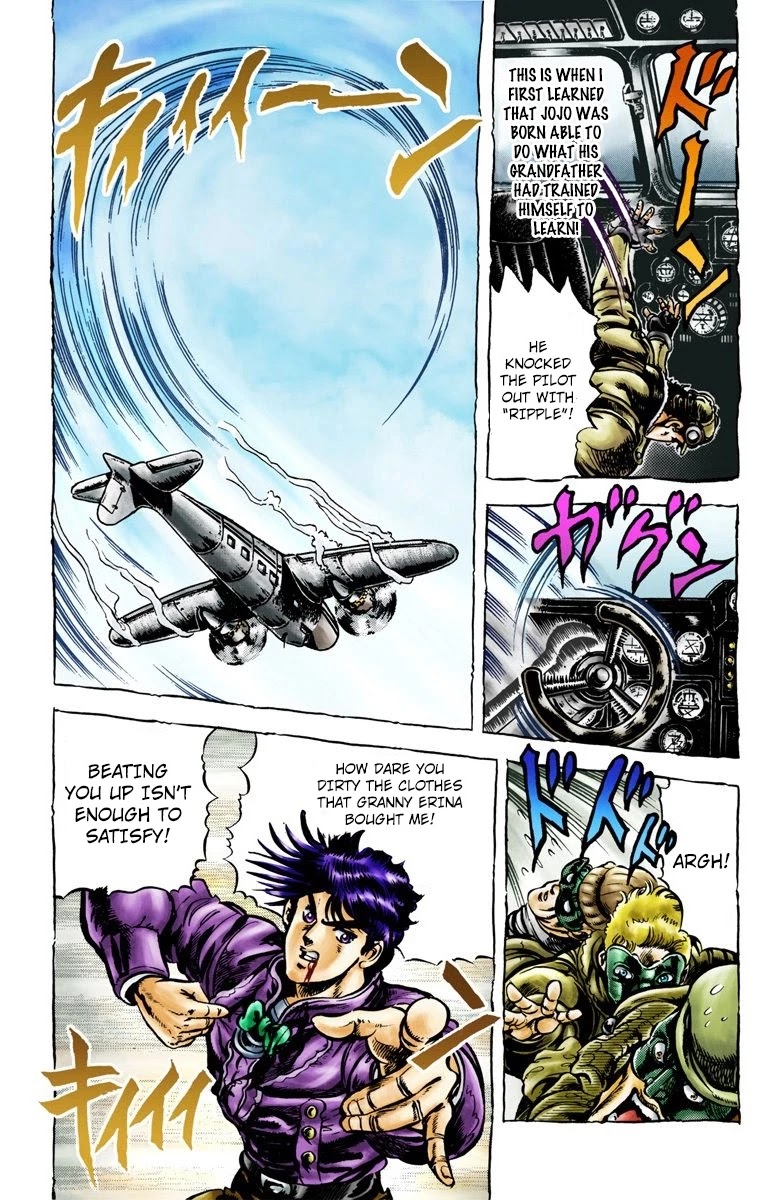 JoJo’s Bizarre Adventure Part 2 – Battle Tendency (Colored) Chapter 2 - Page 11