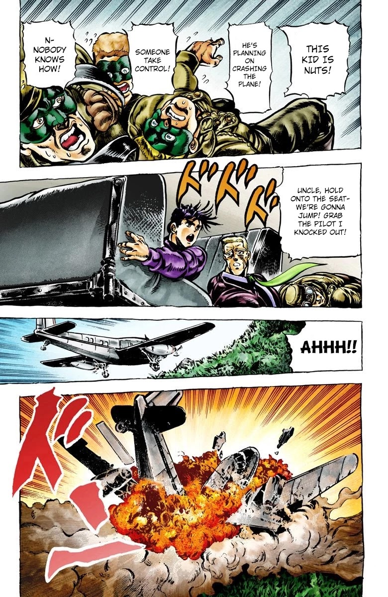 JoJo’s Bizarre Adventure Part 2 – Battle Tendency (Colored) Chapter 2 - Page 12