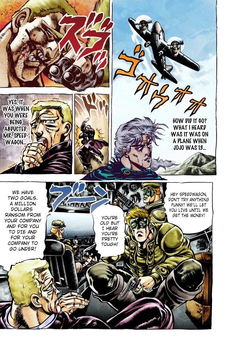 JoJo’s Bizarre Adventure Part 2 – Battle Tendency (Colored) Chapter 2 - Page 6