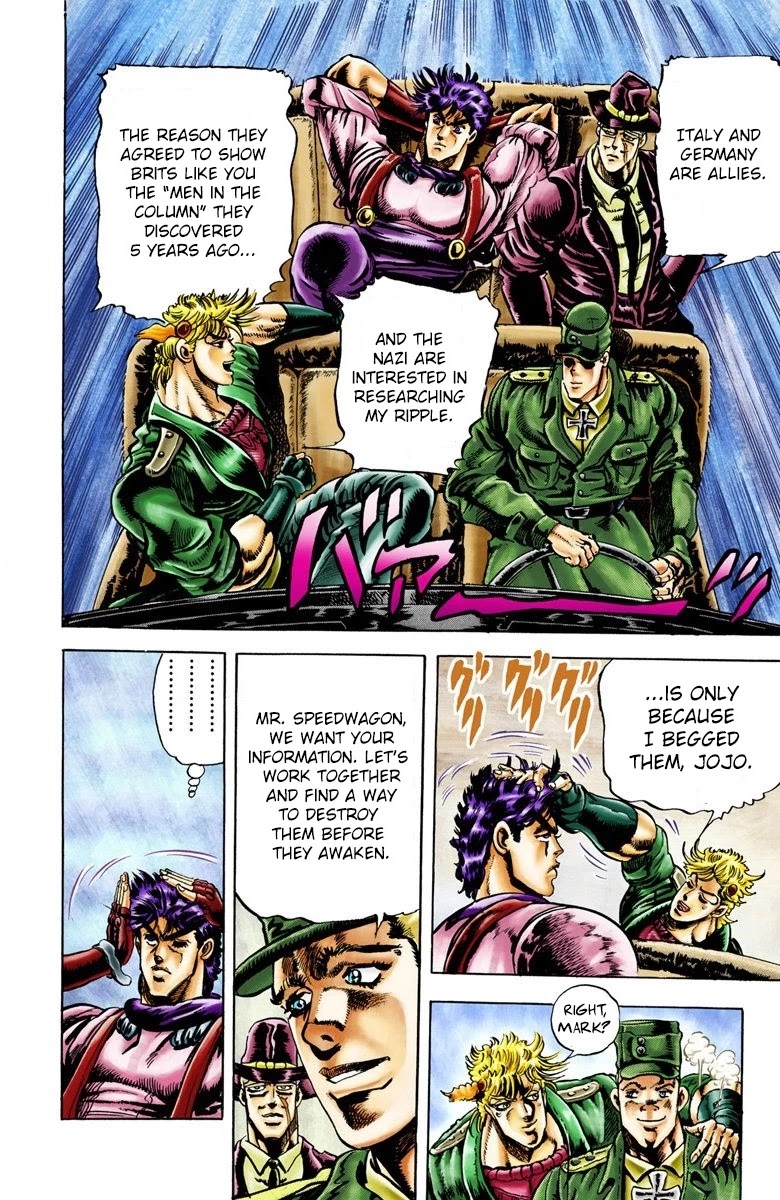 JoJo’s Bizarre Adventure Part 2 – Battle Tendency (Colored) Chapter 21 - Page 7