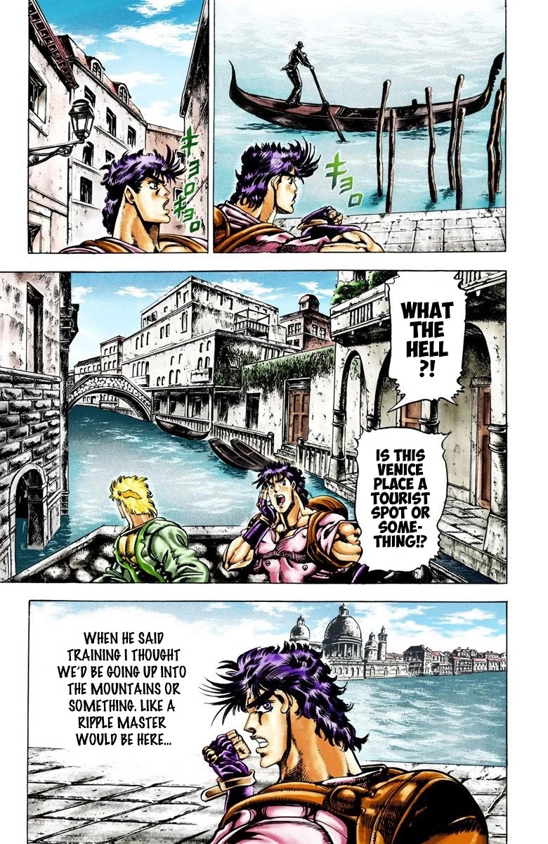 JoJo’s Bizarre Adventure Part 2 – Battle Tendency (Colored) Chapter 27 - Page 11