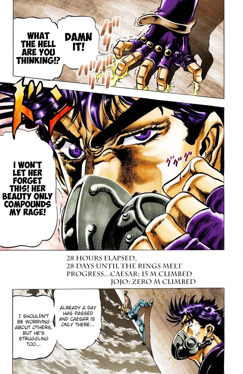 JoJo’s Bizarre Adventure Part 2 – Battle Tendency (Colored) Chapter 29 - Page 9