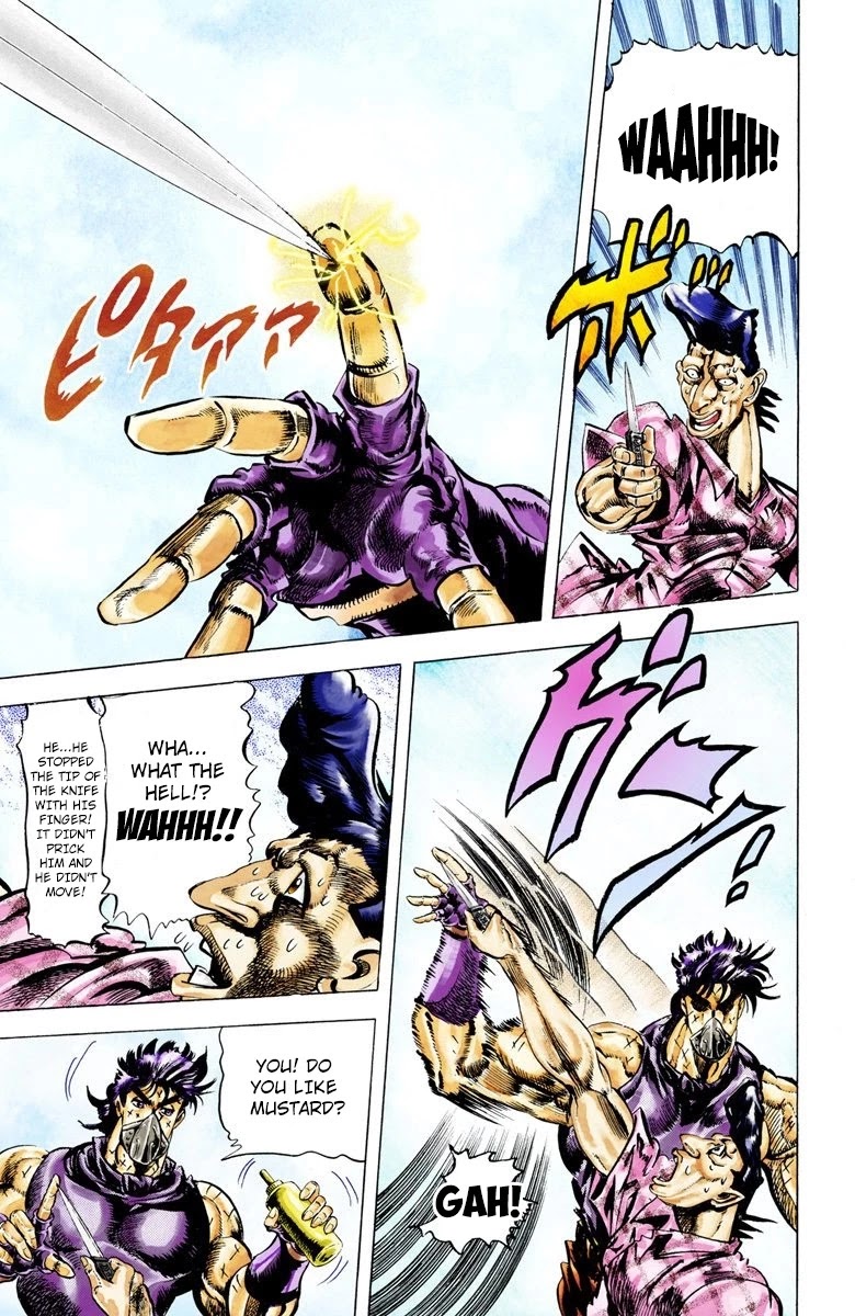 JoJo’s Bizarre Adventure Part 2 – Battle Tendency (Colored) Chapter 31 - Page 14