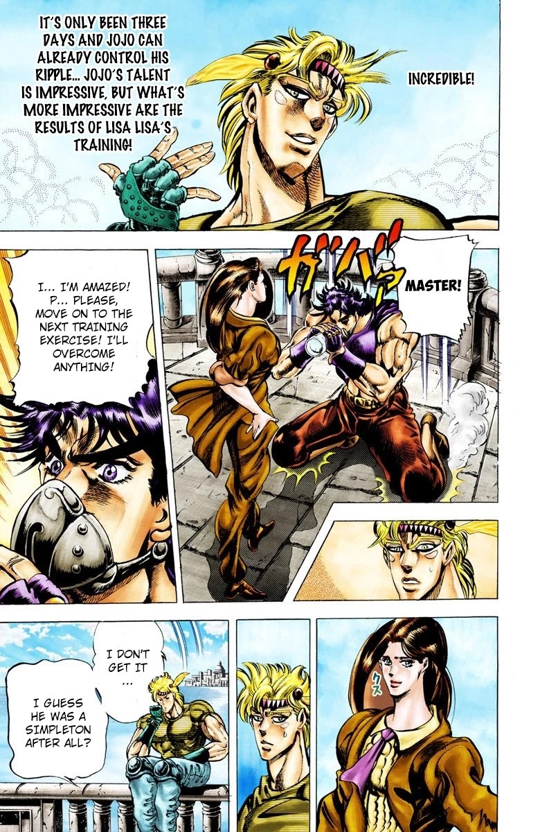 JoJo’s Bizarre Adventure Part 2 – Battle Tendency (Colored) Chapter 31 - Page 4