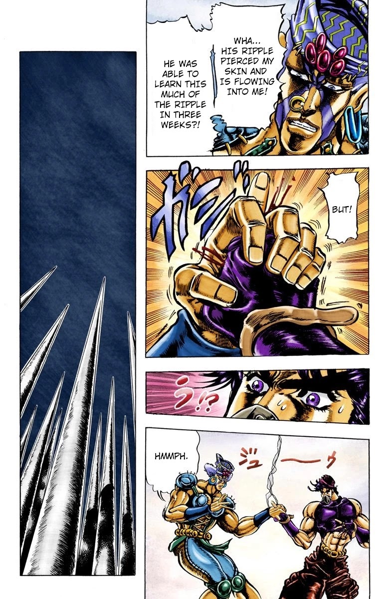 JoJo’s Bizarre Adventure Part 2 – Battle Tendency (Colored) Chapter 33 - Page 11