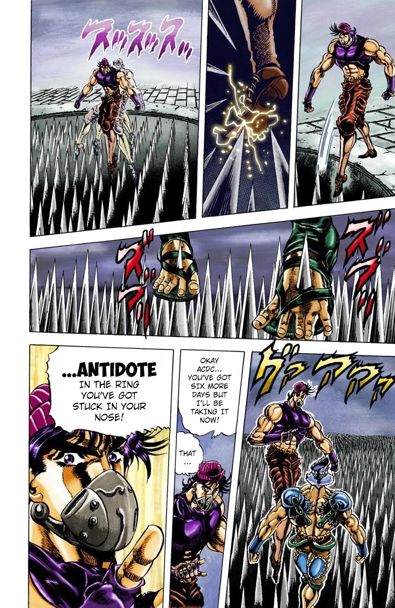 JoJo’s Bizarre Adventure Part 2 – Battle Tendency (Colored) Chapter 33 - Page 6