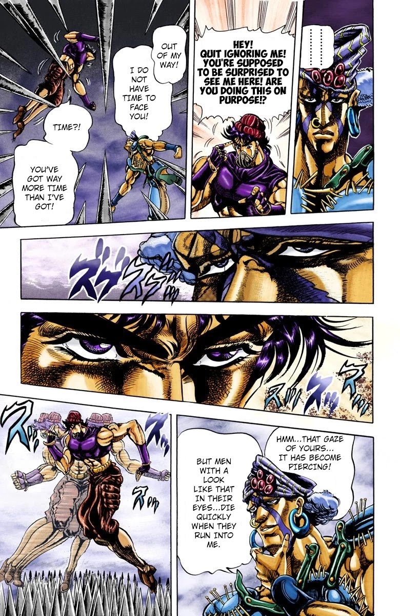 JoJo’s Bizarre Adventure Part 2 – Battle Tendency (Colored) Chapter 33 - Page 7