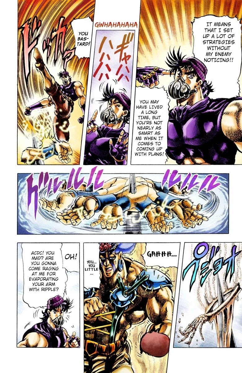 JoJo’s Bizarre Adventure Part 2 – Battle Tendency (Colored) Chapter 34 - Page 3