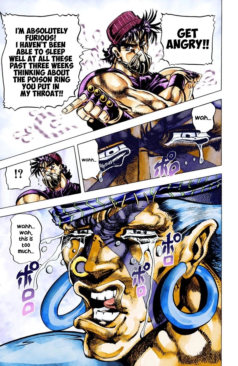 JoJo’s Bizarre Adventure Part 2 – Battle Tendency (Colored) Chapter 34 - Page 4