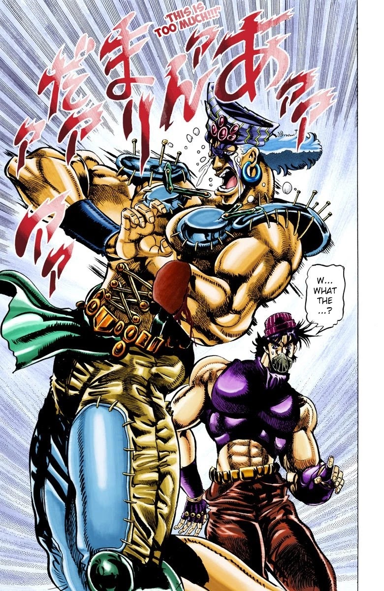 JoJo’s Bizarre Adventure Part 2 – Battle Tendency (Colored) Chapter 34 - Page 6