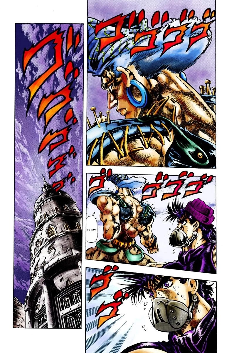 JoJo’s Bizarre Adventure Part 2 – Battle Tendency (Colored) Chapter 34 - Page 8