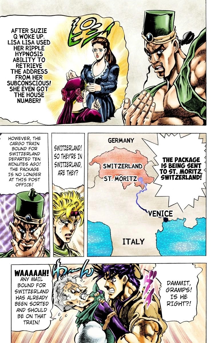 JoJo’s Bizarre Adventure Part 2 – Battle Tendency (Colored) Chapter 39 - Page 6