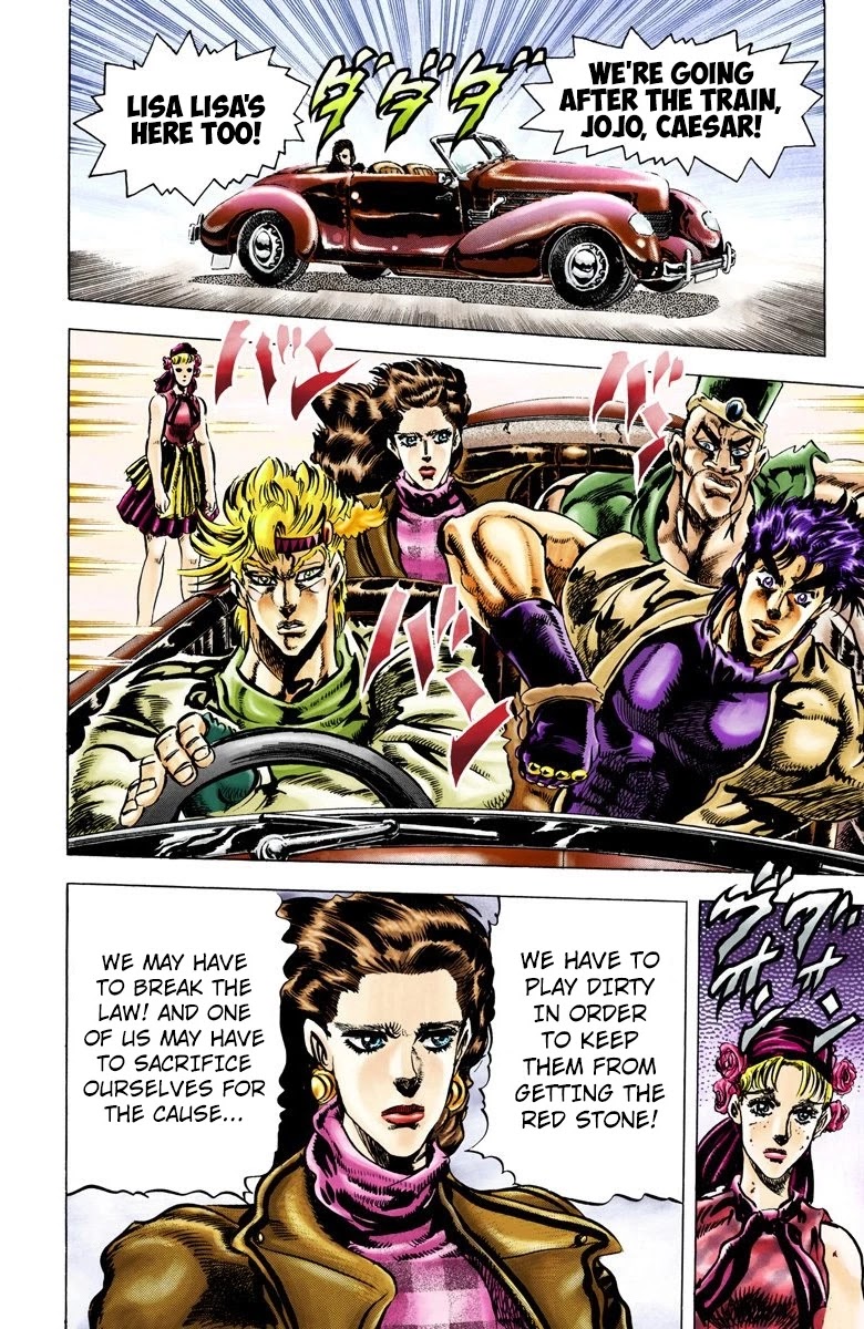 JoJo’s Bizarre Adventure Part 2 – Battle Tendency (Colored) Chapter 39 - Page 7