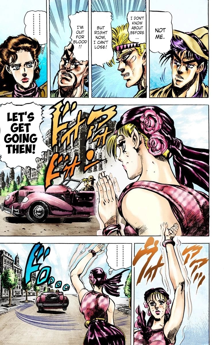 JoJo’s Bizarre Adventure Part 2 – Battle Tendency (Colored) Chapter 39 - Page 8