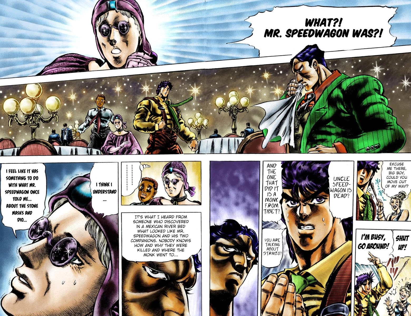 JoJo’s Bizarre Adventure Part 2 – Battle Tendency (Colored) Chapter 4 - Page 1