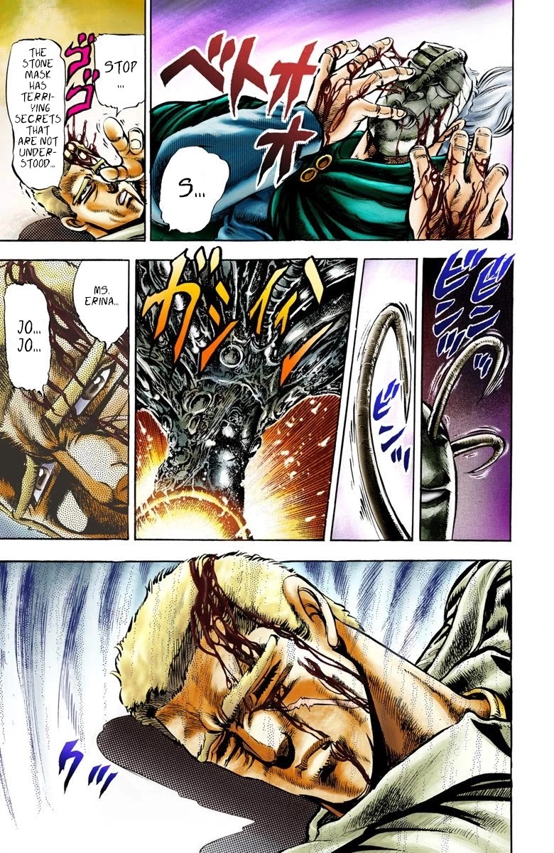 JoJo’s Bizarre Adventure Part 2 – Battle Tendency (Colored) Chapter 4 - Page 11