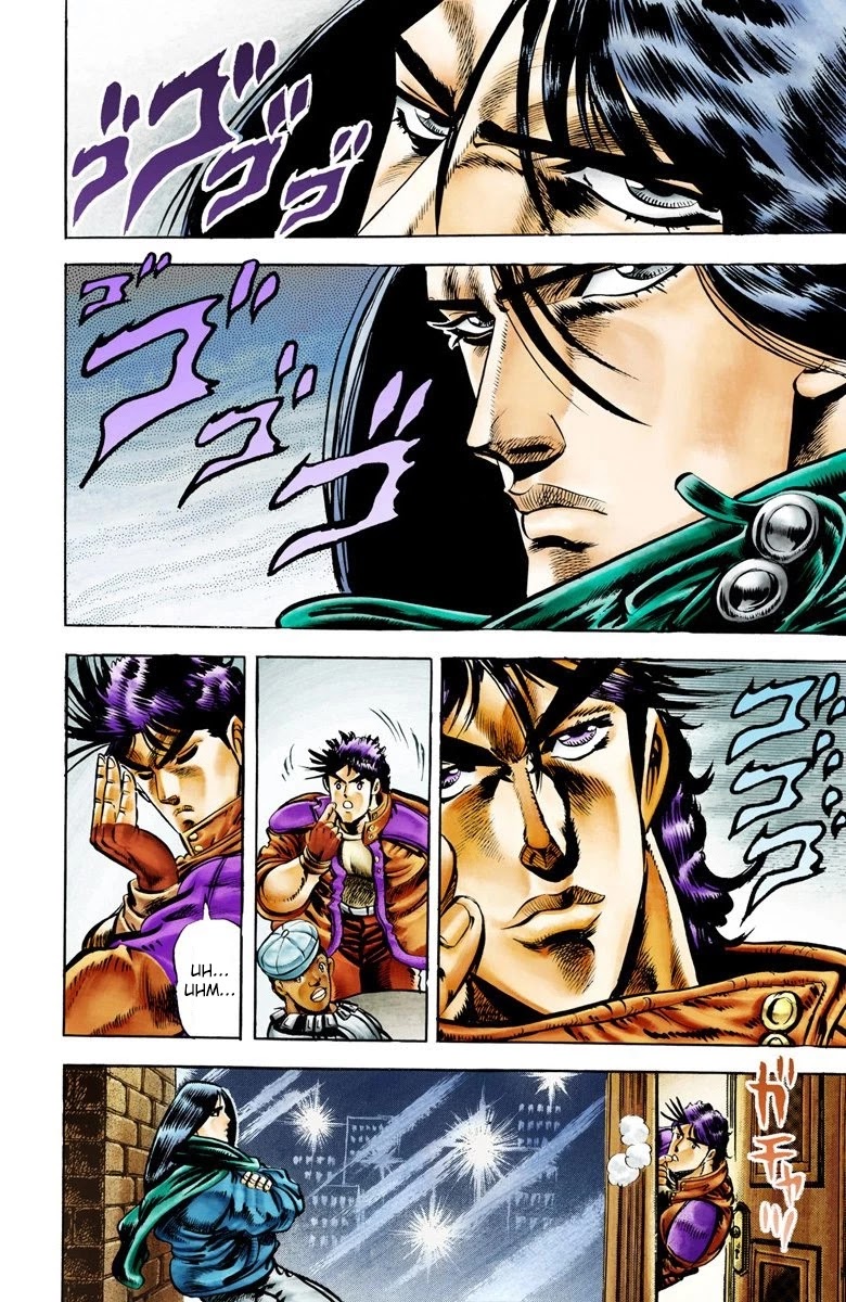 JoJo’s Bizarre Adventure Part 2 – Battle Tendency (Colored) Chapter 4 - Page 14