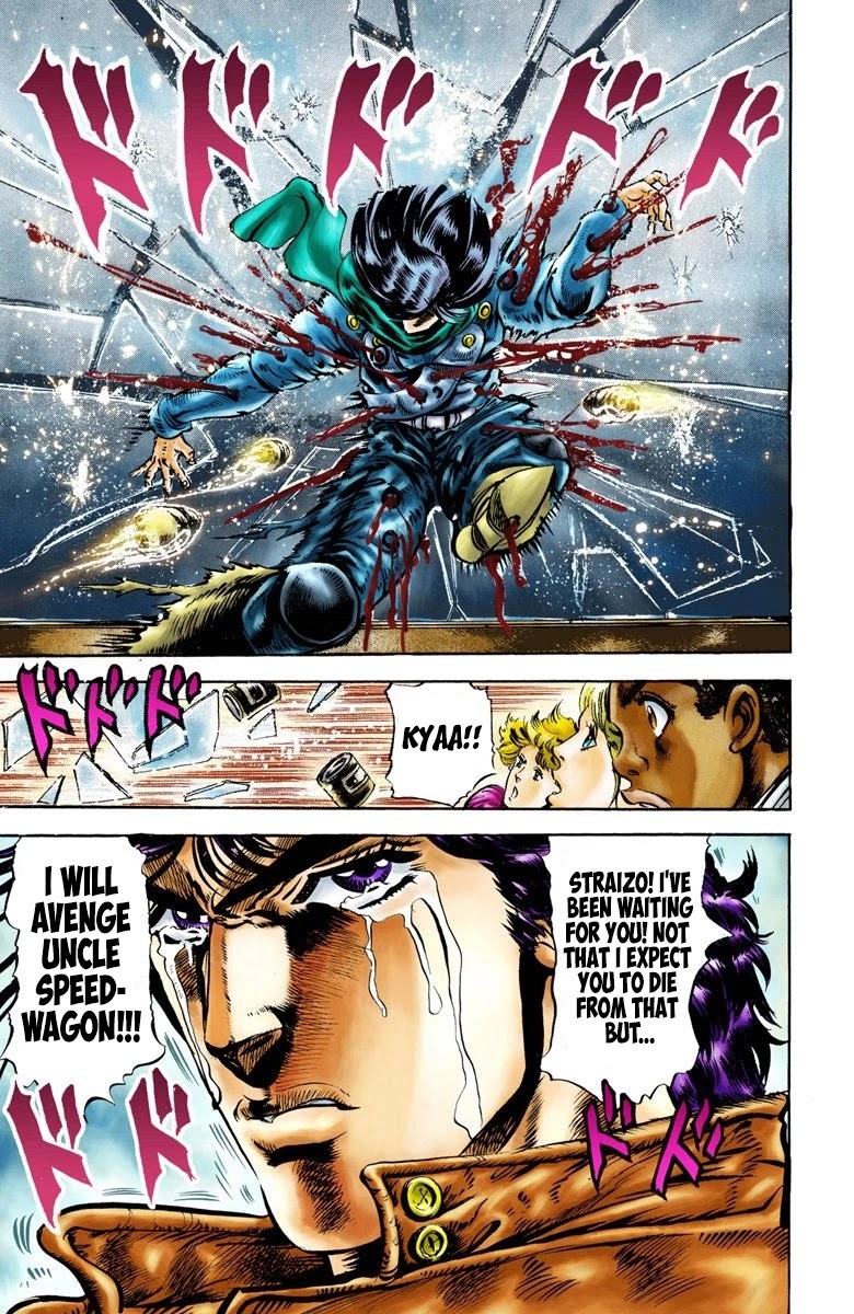 JoJo’s Bizarre Adventure Part 2 – Battle Tendency (Colored) Chapter 4 - Page 17