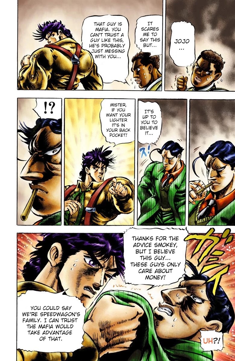 JoJo’s Bizarre Adventure Part 2 – Battle Tendency (Colored) Chapter 4 - Page 2