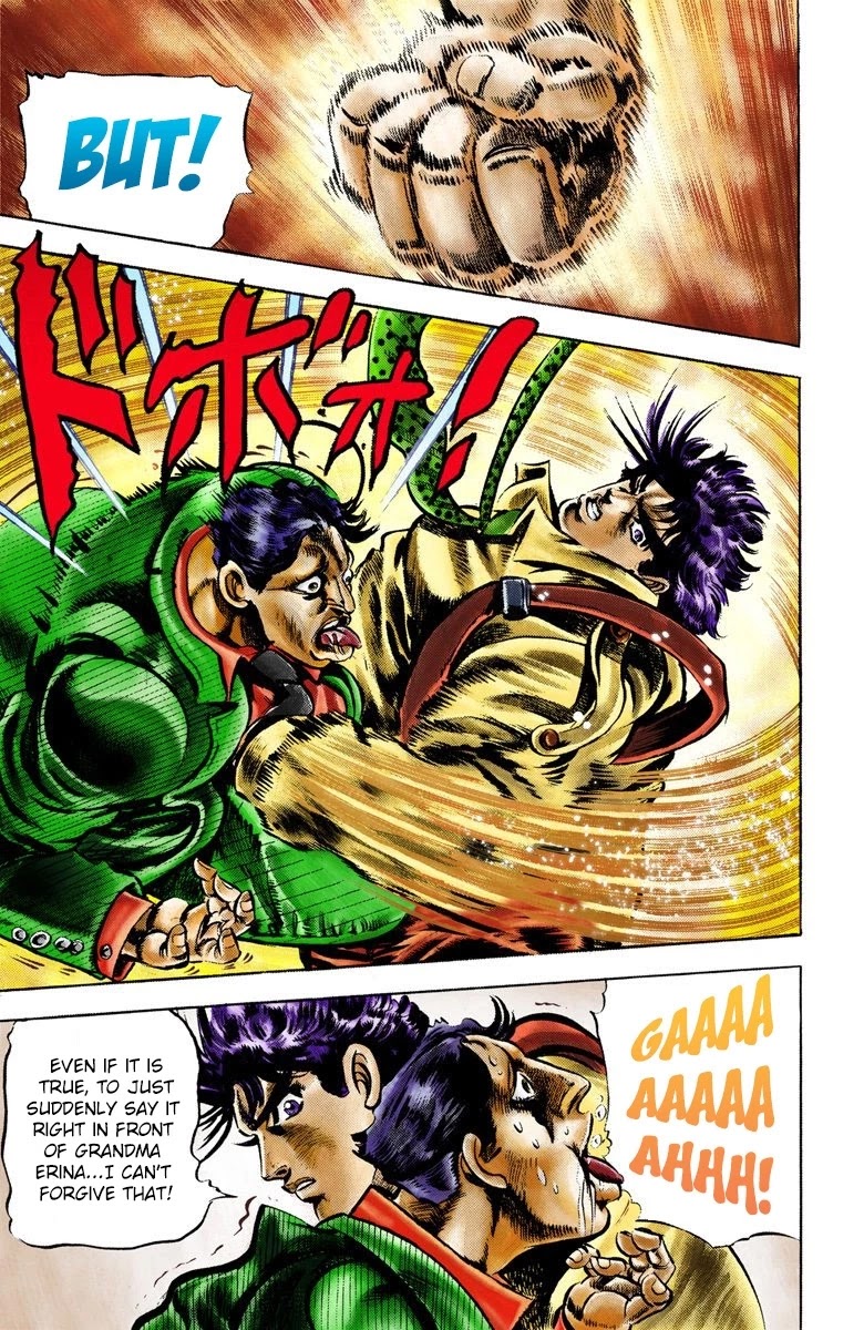 JoJo’s Bizarre Adventure Part 2 – Battle Tendency (Colored) Chapter 4 - Page 3