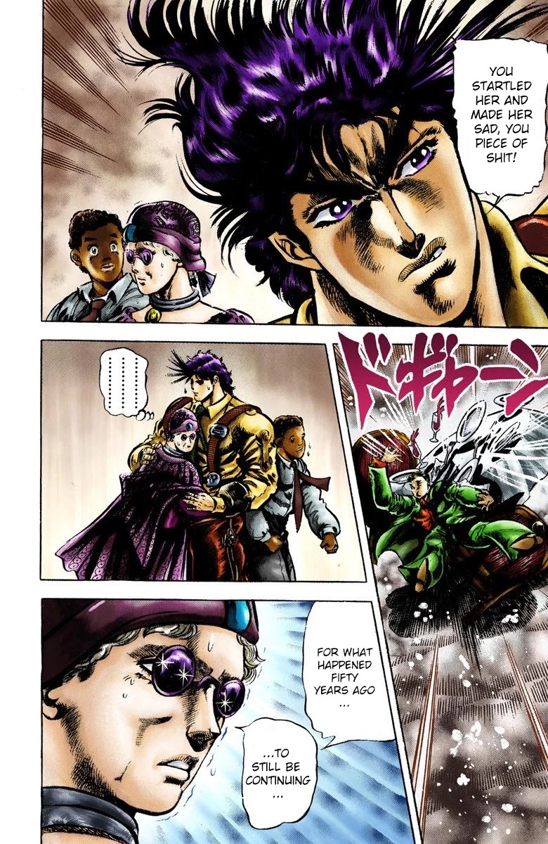 JoJo’s Bizarre Adventure Part 2 – Battle Tendency (Colored) Chapter 4 - Page 4