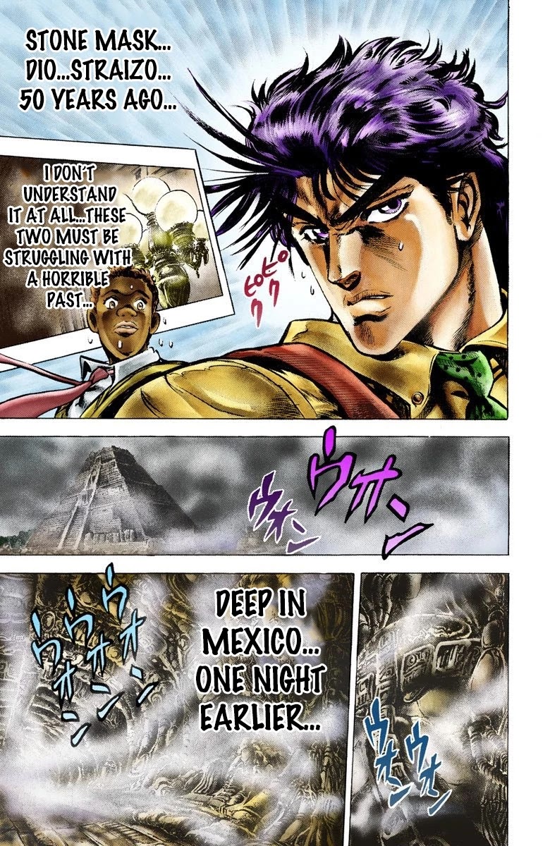 JoJo’s Bizarre Adventure Part 2 – Battle Tendency (Colored) Chapter 4 - Page 5