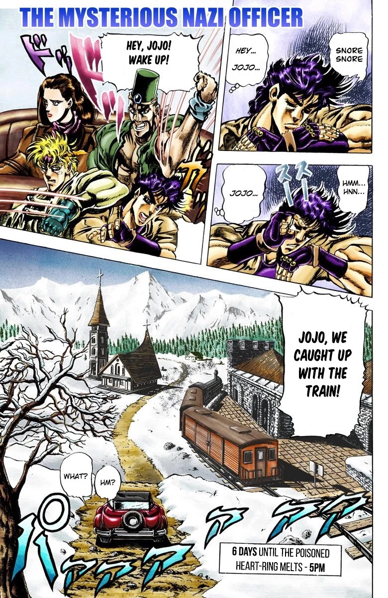 JoJo’s Bizarre Adventure Part 2 – Battle Tendency (Colored) Chapter 40 - Page 1