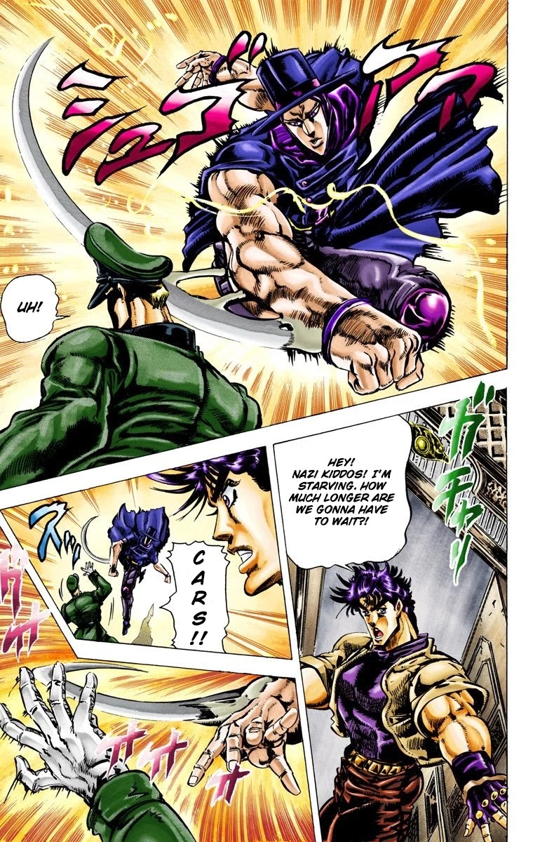 JoJo’s Bizarre Adventure Part 2 – Battle Tendency (Colored) Chapter 40 - Page 15