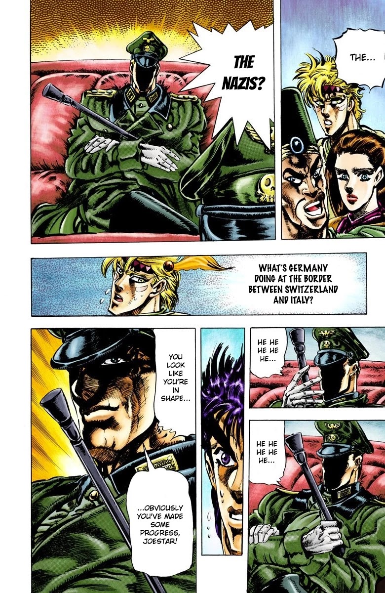 JoJo’s Bizarre Adventure Part 2 – Battle Tendency (Colored) Chapter 40 - Page 4