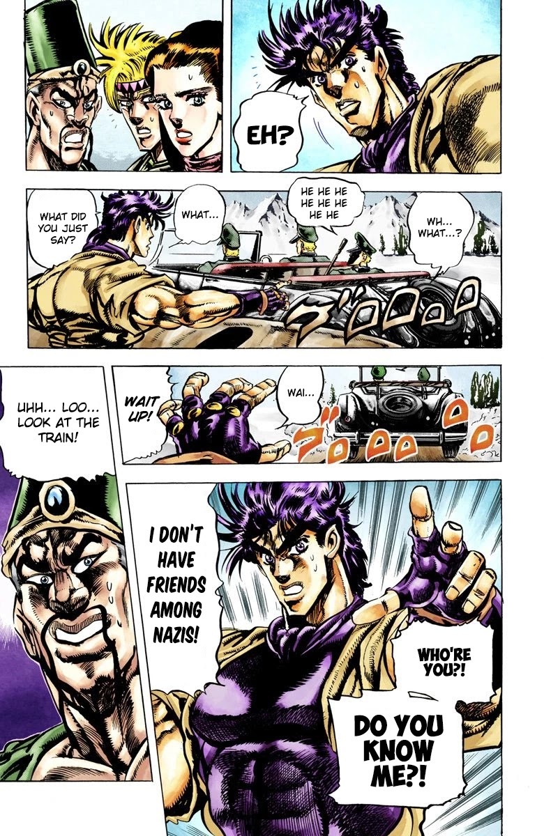 JoJo’s Bizarre Adventure Part 2 – Battle Tendency (Colored) Chapter 40 - Page 5