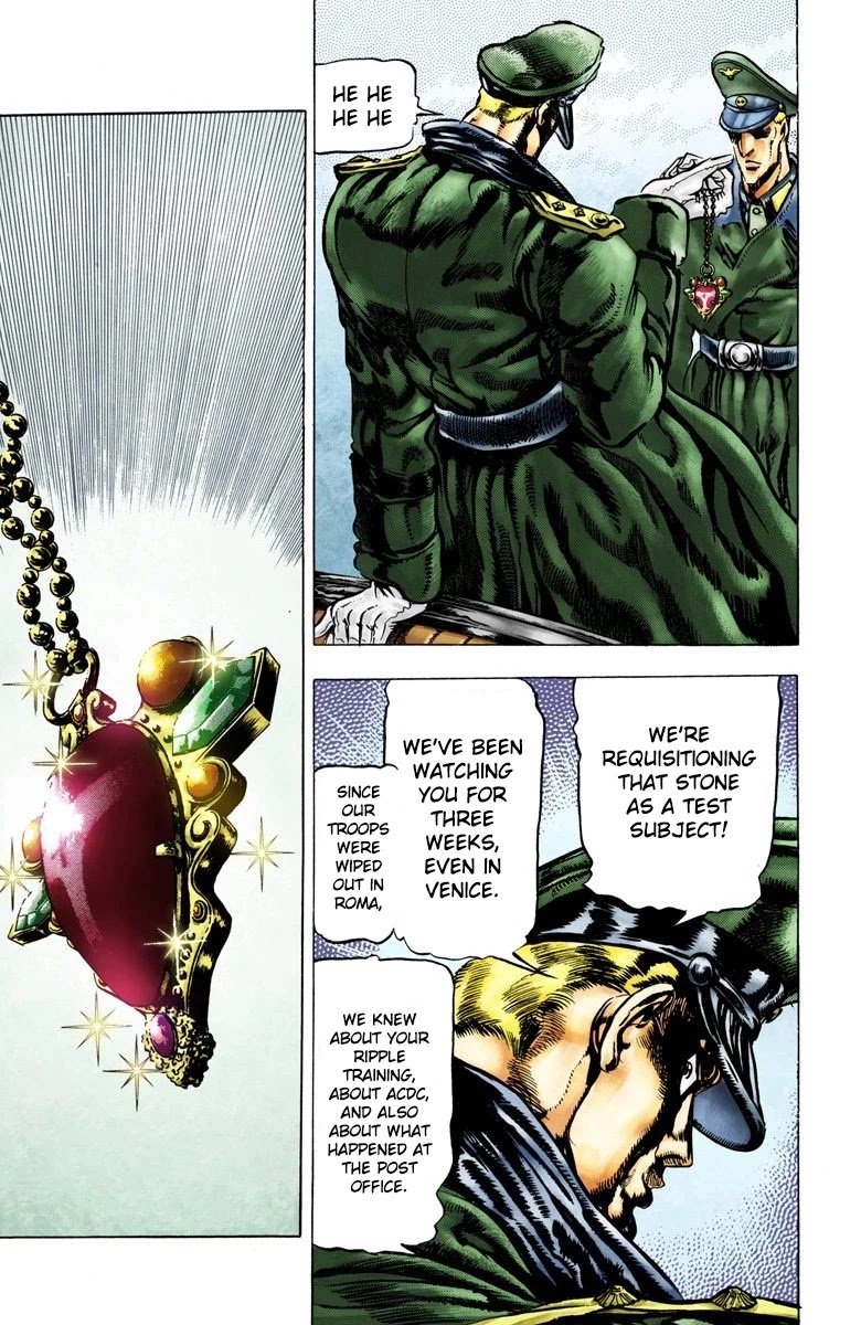 JoJo’s Bizarre Adventure Part 2 – Battle Tendency (Colored) Chapter 40 - Page 7