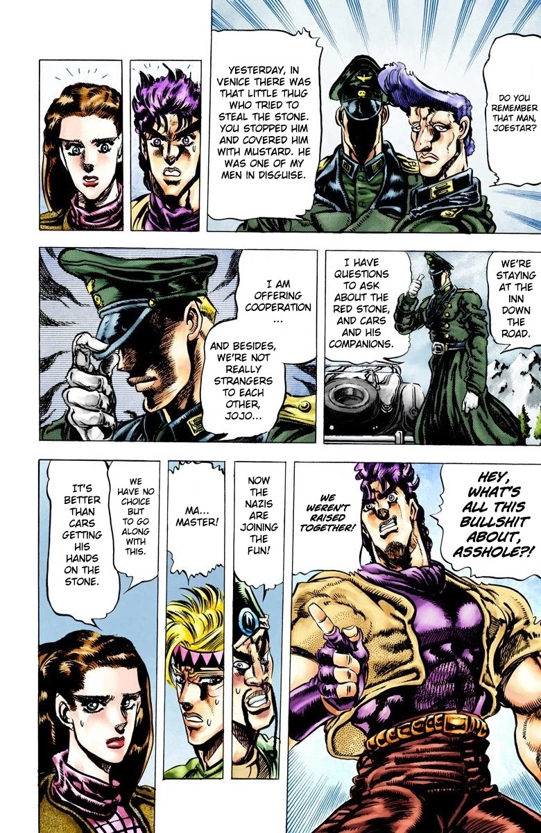 JoJo’s Bizarre Adventure Part 2 – Battle Tendency (Colored) Chapter 40 - Page 8