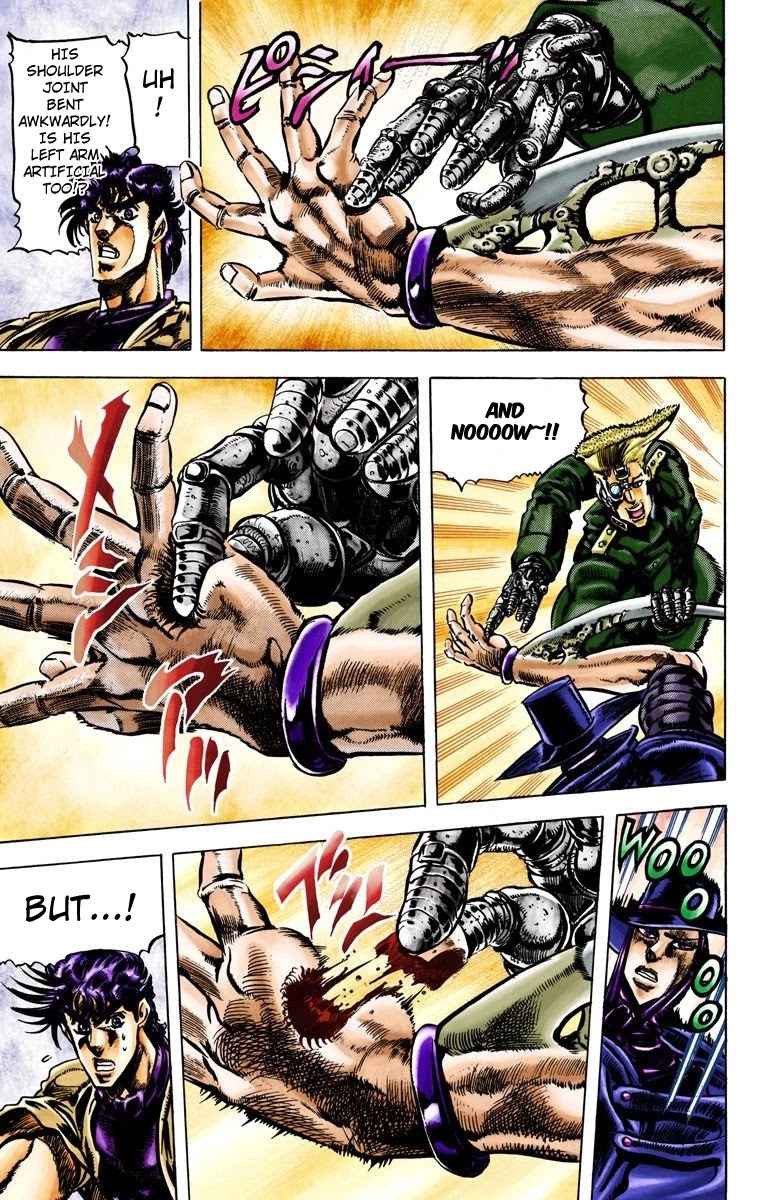 JoJo’s Bizarre Adventure Part 2 – Battle Tendency (Colored) Chapter 41 - Page 7