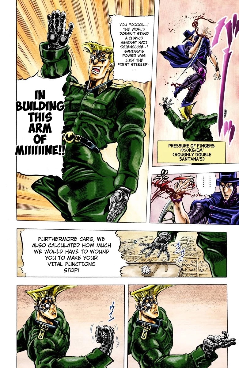 JoJo’s Bizarre Adventure Part 2 – Battle Tendency (Colored) Chapter 41 - Page 8