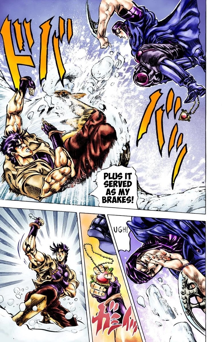 JoJo’s Bizarre Adventure Part 2 – Battle Tendency (Colored) Chapter 42 - Page 15