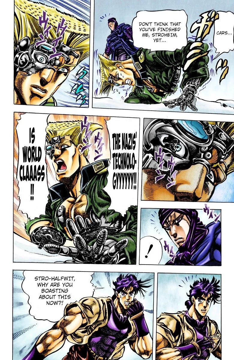 JoJo’s Bizarre Adventure Part 2 – Battle Tendency (Colored) Chapter 42 - Page 4