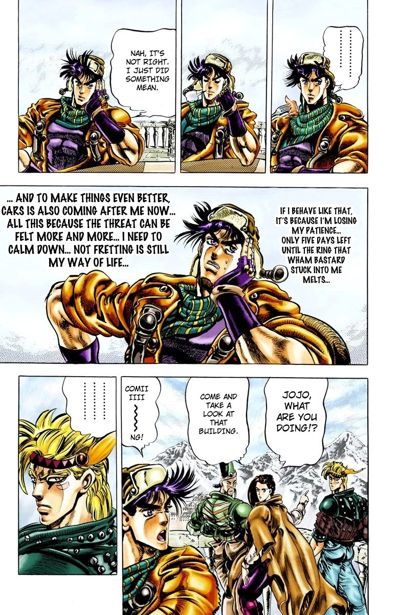 JoJo’s Bizarre Adventure Part 2 – Battle Tendency (Colored) Chapter 44 - Page 4