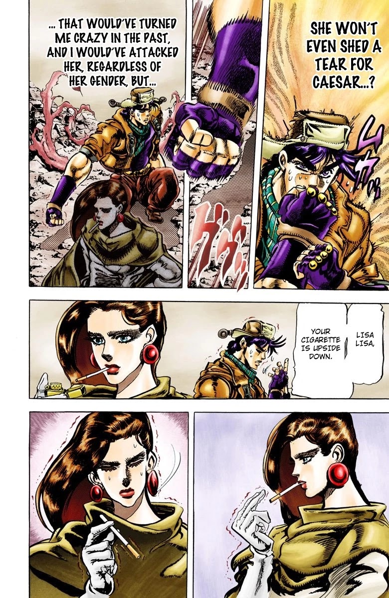 JoJo’s Bizarre Adventure Part 2 – Battle Tendency (Colored) Chapter 49 - Page 10