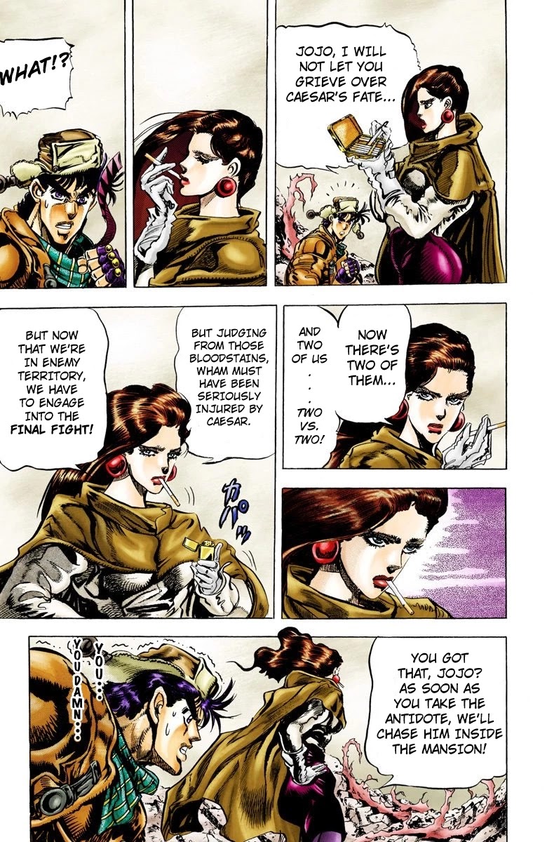 JoJo’s Bizarre Adventure Part 2 – Battle Tendency (Colored) Chapter 49 - Page 9