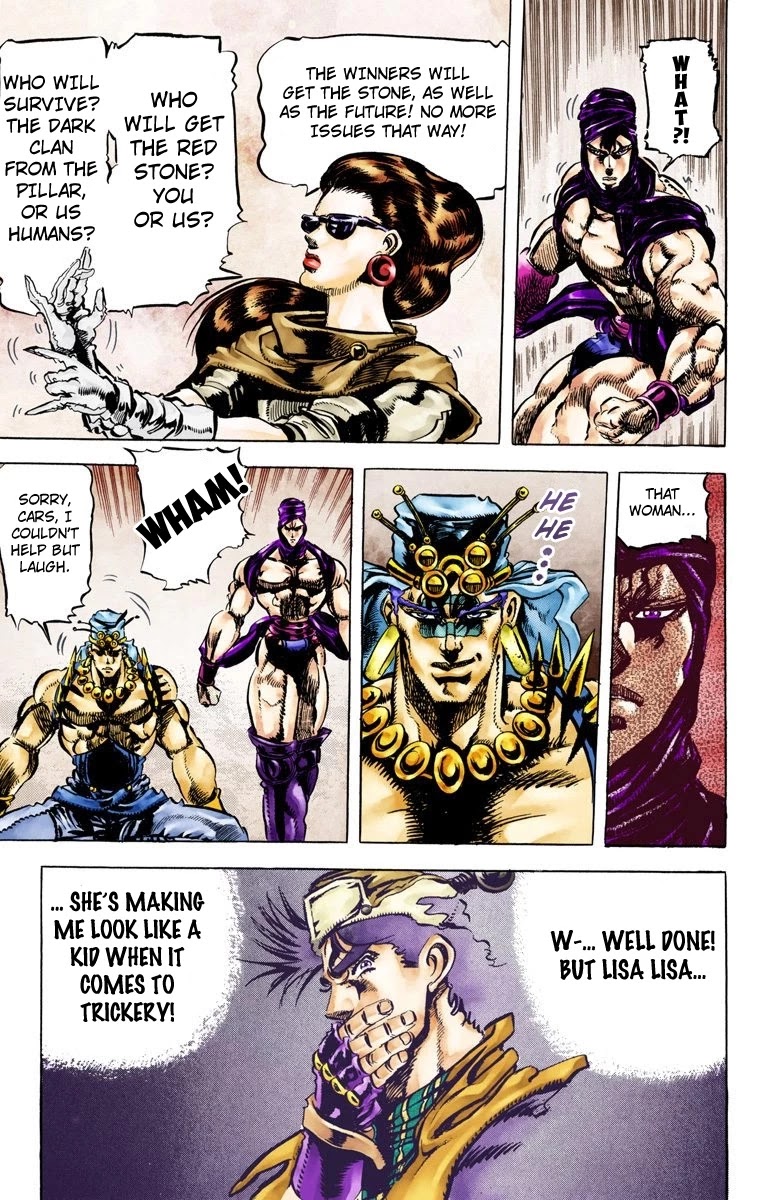 JoJo’s Bizarre Adventure Part 2 – Battle Tendency (Colored) Chapter 51 - Page 14