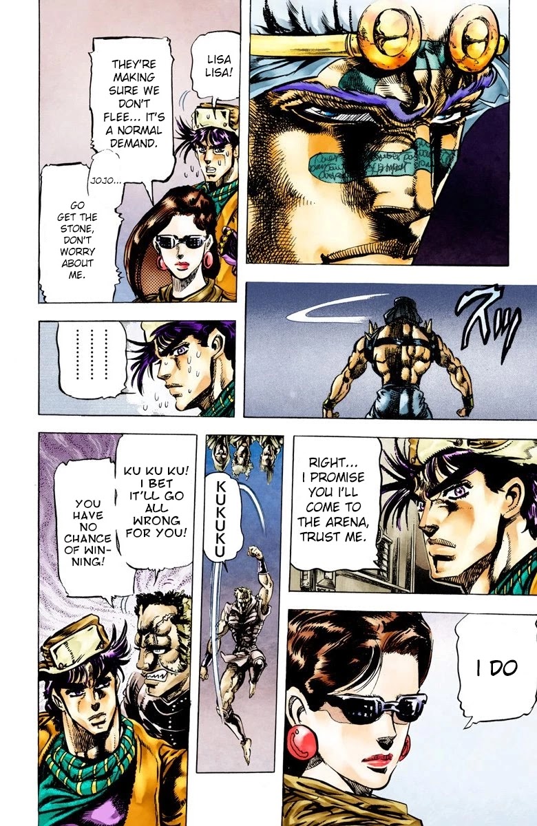 JoJo’s Bizarre Adventure Part 2 – Battle Tendency (Colored) Chapter 52 - Page 6