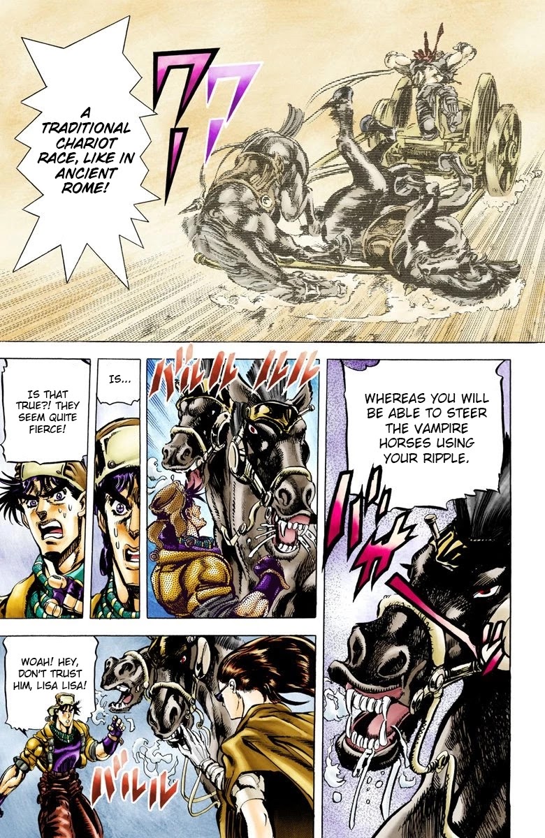 JoJo’s Bizarre Adventure Part 2 – Battle Tendency (Colored) Chapter 53 - Page 14