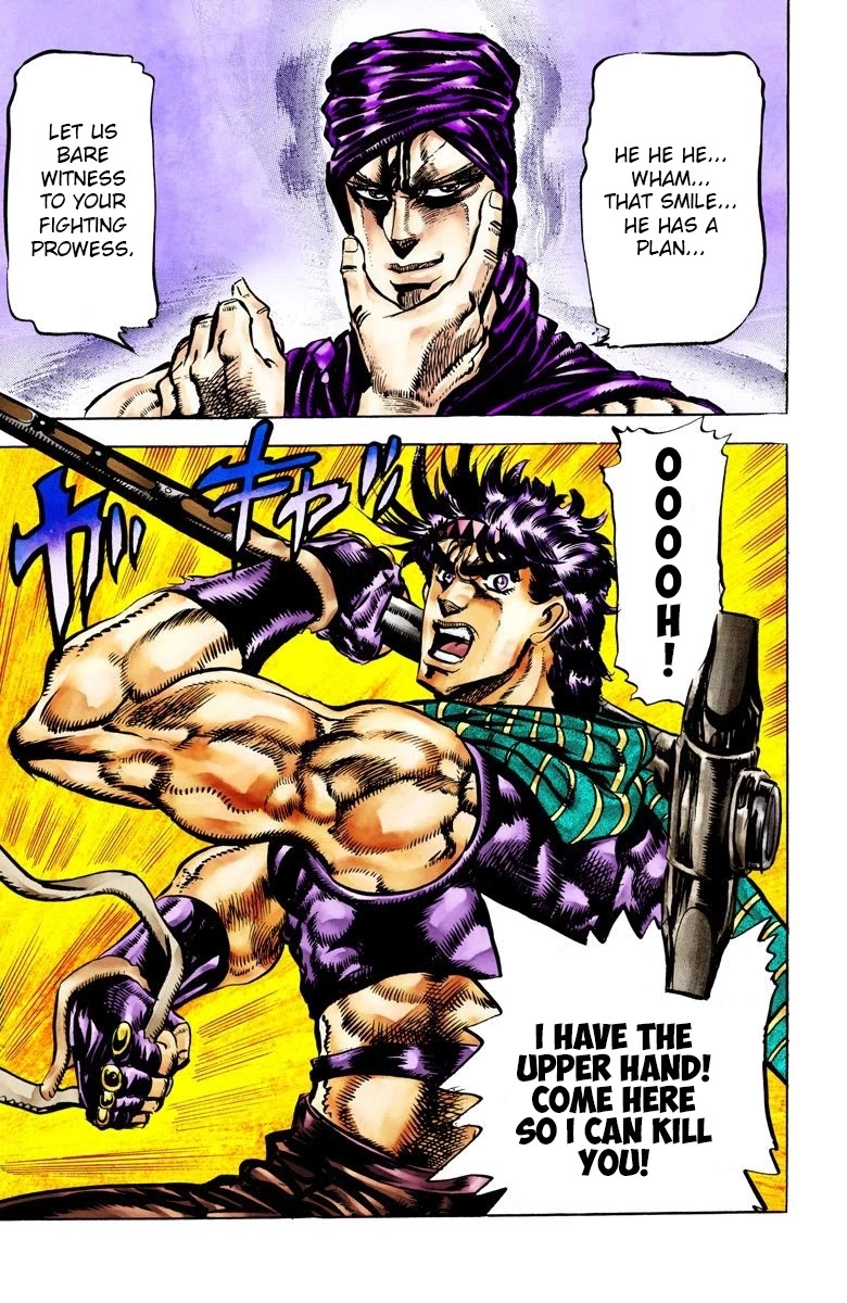 JoJo’s Bizarre Adventure Part 2 – Battle Tendency (Colored) Chapter 54 - Page 17