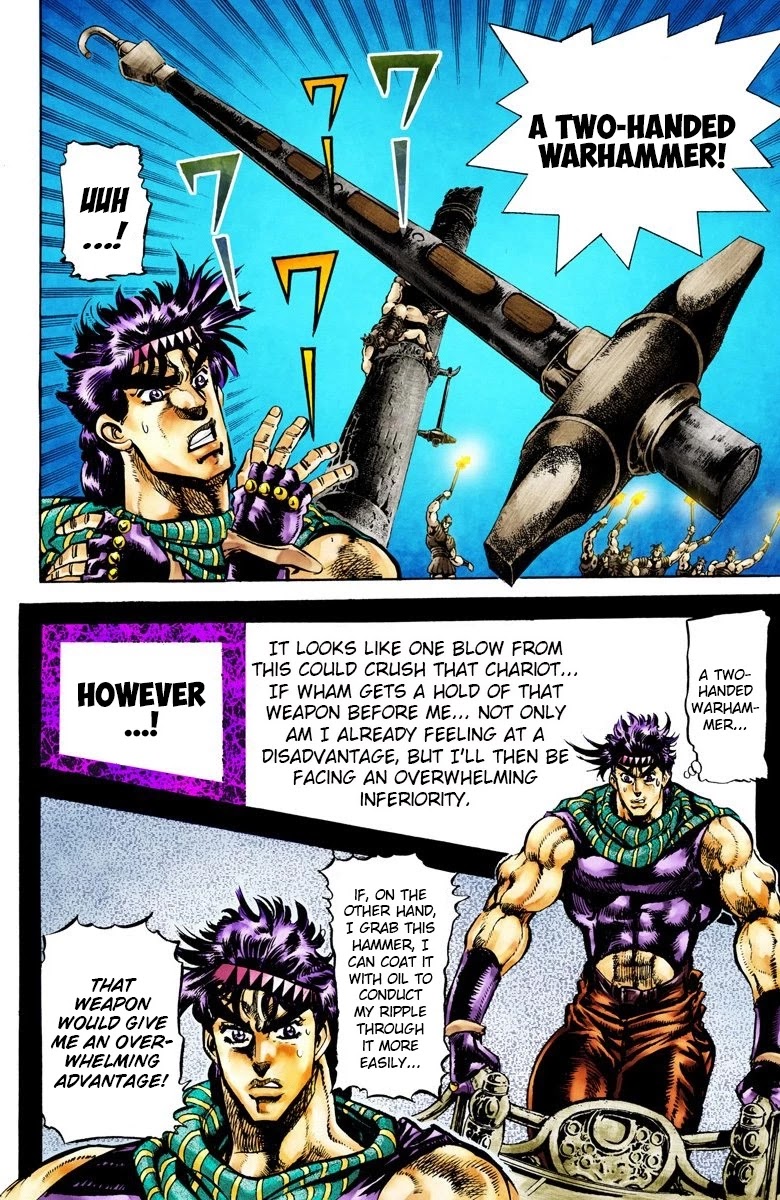 JoJo’s Bizarre Adventure Part 2 – Battle Tendency (Colored) Chapter 54 - Page 5