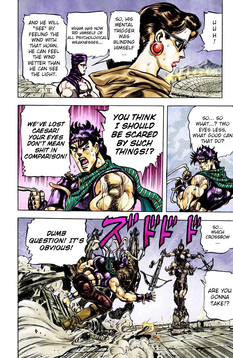 JoJo’s Bizarre Adventure Part 2 – Battle Tendency (Colored) Chapter 57 - Page 13