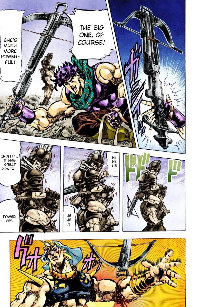 JoJo’s Bizarre Adventure Part 2 – Battle Tendency (Colored) Chapter 57 - Page 14